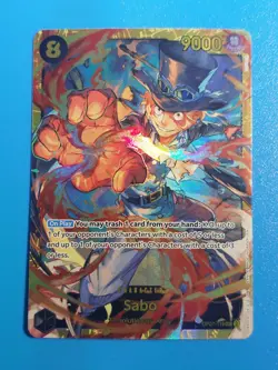 Sabo OP07-118 SEC - One Piece TCG - English Card Near-Mint Secret Rare - Image 2