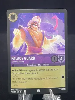 Disney Lorcana-Reign of Jafar-Palace Guard-Spectral Sentry-#45-Cold Foil Holo-NM - Image 4