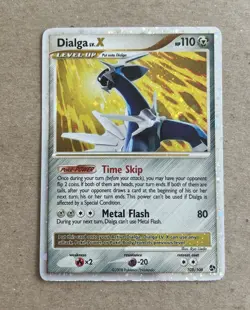 2008 Pokemon Great Encounters Dialga Holo Card 105/106 - Image 1