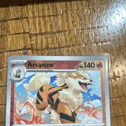 Pokemon Arcanine Reverse Holo 028/182 Sv10 Destined Rivals 140HP Uncommon 2025 - Image 2