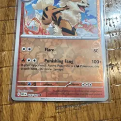 Pokemon Arcanine Reverse Holo 028/182 Sv10 Destined Rivals 140HP Uncommon 2025 - Image 3