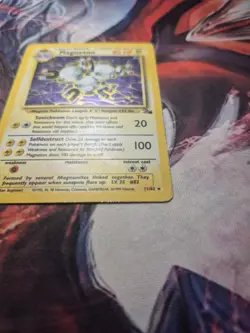 Pokemon TCG Magneton 11/62 Fossil Holo Rare Unlimited MP/HP - Image 5