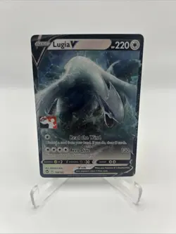 138/195 Lugia V Prize Pack Series Stamped Play Pokemon TCG Silver Tempest - Image 1
