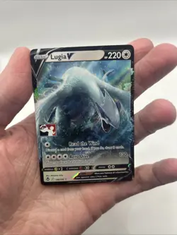 138/195 Lugia V Prize Pack Series Stamped Play Pokemon TCG Silver Tempest - Image 3