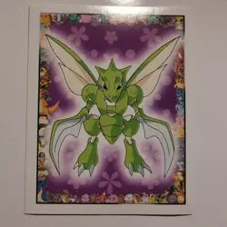 Pokemon - Scyther - Topps Merlin Sticker - Series 1 - #123/240 - 1999 - Image 1