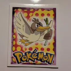 Pokemon - Farfetch'd - Topps Merlin Sticker - Series 1 - #83/240 - 1999 - Image 1