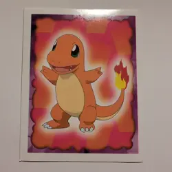 Pokemon - Charmander - Topps Merlin Sticker - Series 1 - #4/240 - 1999 - Image 1