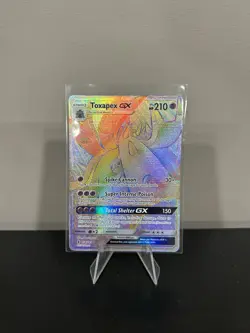Toxapex GX (Rainbow Rare) 154/145 Pokemon TCG Guardians Rising - Image 1