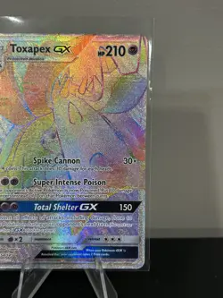 Toxapex GX (Rainbow Rare) 154/145 Pokemon TCG Guardians Rising - Image 3