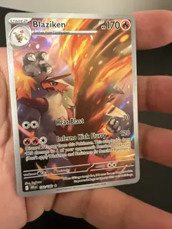 Blaziken 192/182 Destined Rivals Illustration Rare Full Art Pokemon TCG MINT - Image 1
