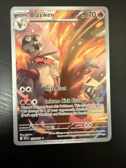 Blaziken 192/182 Destined Rivals Illustration Rare Full Art Pokemon TCG MINT - Image 2