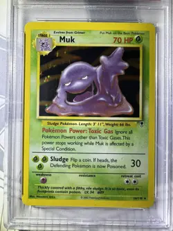 2002 Pokemon Legendary Collection Muk holo 16/110 PSA 9 Mint vintage - Image 2