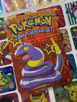 Pokemon 151 Vintage Pocket Monsters Vending HOLO Prism Sticker 2000 Nintendo - Image 3