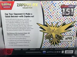 Pokemon TCG Scarlet & Violet 151 Zapdos EX Collection Box NEW SEALED - Image 3