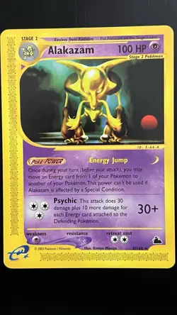 Alakazam 2/144 Mint Skyridge Regular Pokemon TCG - Image 1