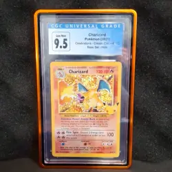 Pokemon Charizard CGC 9.5 Holo 4/102 Celebrations Classic Collection Base Set - Image 1