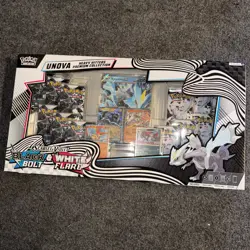 Pokemon TCG Unova Heavy Hitters Premium Collection Black Bolt & White Flare NEW - Image 1