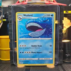 Wailord Crown Zenith Pokemon TCG 032/159 Sword & Shield Rare - Image 1