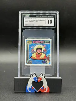 Jynx Lovely Kiss Pokemon Amada 1998 Japanese Attack Set Sticker CGC 10 Gem Mint - Image 1
