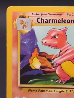 Pokemon TCG Charmeleon 24/102 Base Set Unlimited Vintage 1999 WOTC MP - Image 5