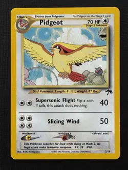 Pokemon Pidgeot 2/18 2001 Nintendo Southern Islands - Image 1