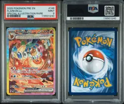 2025 Pokemon Prismatic Evolutions Flareon Ex SIR 146 PSA 9 Mint - Image 3