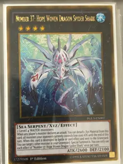 Number 37: Hope Woven Dargon Spider Shark PGL3 Gold Rare NM - Image 1