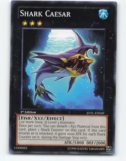Shark Caesar #JOTL-EN049 1st Edition Yugioh Card - Image 1