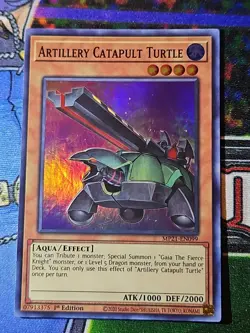 Artillery Catapult Turtle MP21-EN099 Super Rare 1st Edition LP - Image 1