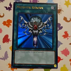 Yu-Gi-Oh! Monster Reborn RA03-EN052 Spell 1st Edition Holo EN - Image 1