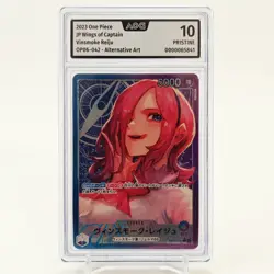 One Piece Vinsmoke Reiju OP06-042 Alt. Art AOG 10 PRESTINE Japanese - Image 2