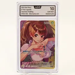 One Piece Charlotte Pudding OP08-058 Alt Art Leader AOG 10 GEM/MINT Japanese - Image 2
