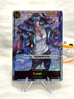 One Piece TCG Paramount War Kuzan Alt Art OP02-121 English - Image 1