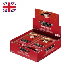 One Piece Card Game - OP-13 CARRYING ON HIS WILL Booster Box 24 Packs ENG (NEW) - Image 1
