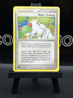 Trainer Wally's Training 89/100 Uncommon Pokemon TCG Card 2003 NM - Image 2