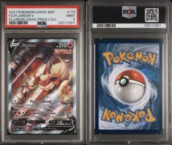 PSA 9 Flareon V SWSH179 SWSH: Sword & Shield Promo Cards Holo - Image 1