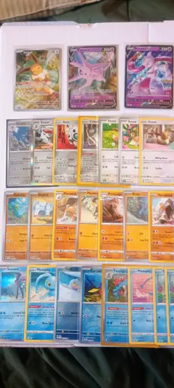 Pokemon Card Collection Lot, Eevee, Charizard, Mewtwo V - Image 2