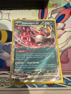 Fezandipiti ex 38/64 Ultra Rare Shrouded Fable NM Pokemon TCG Card - Image 1