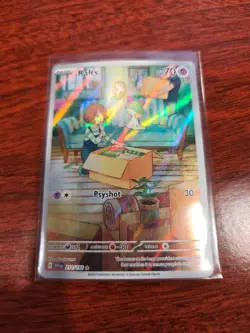 Pokemon TCG Ralts Scarlet & Violet Base Set Holo Illustration Card 211/198 - Image 1