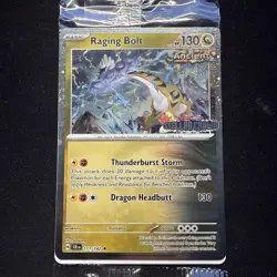 Raging Bolt 111/142 Stellar Crown Best Buy Sealed Promo Pokemon Card Stamped - Image 1