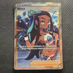 Pokemon TCG Nessa (Full Art) 183/185 Swsh04: Vivid Voltage - NM/MAll cards ship - Image 1