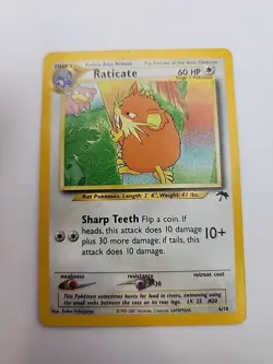Pokemon TCG Raticate 06/18 Southern Islands Regular Card LP - Image 1