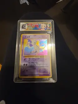 Pokemon Mew TCG Holo Rare Card #151 1997 Fossil Vintage - Image 1
