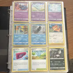 621 Pokemon GO Card Lot Binder Lapras Gyarados Togekiss Misdreavus Teddiursa - Image 1