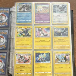 621 Pokemon GO Card Lot Binder Lapras Gyarados Togekiss Misdreavus Teddiursa - Image 2