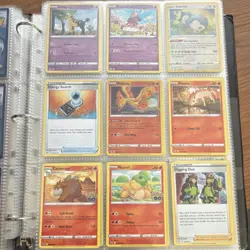 621 Pokemon GO Card Lot Binder Lapras Gyarados Togekiss Misdreavus Teddiursa - Image 5