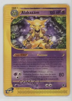 Alakazam Pokemon e-Card Series Expedition #33 2002 - Image 1