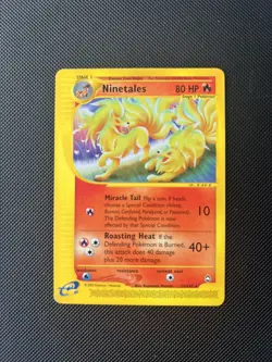 Pokemon Card Aquapolis E Series Ninetales 25/147 WOTC Rare - Image 1