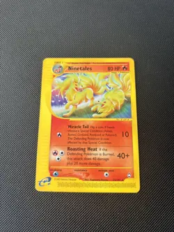 Pokemon Card Aquapolis E Series Ninetales 25/147 WOTC Rare - Image 2