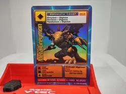 Lot Of Digimon MetalGreymon Including DW-01 Rare Holo Card PS Promo Bandai 1999 - Image 2